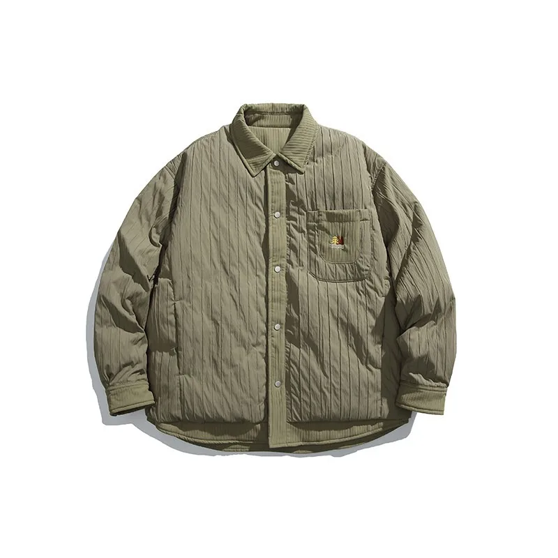 Trendy Winter Down Jacket Men's Casual Japanese Original Beige Collar Warm and Lightweight  Top White Duck Down coat