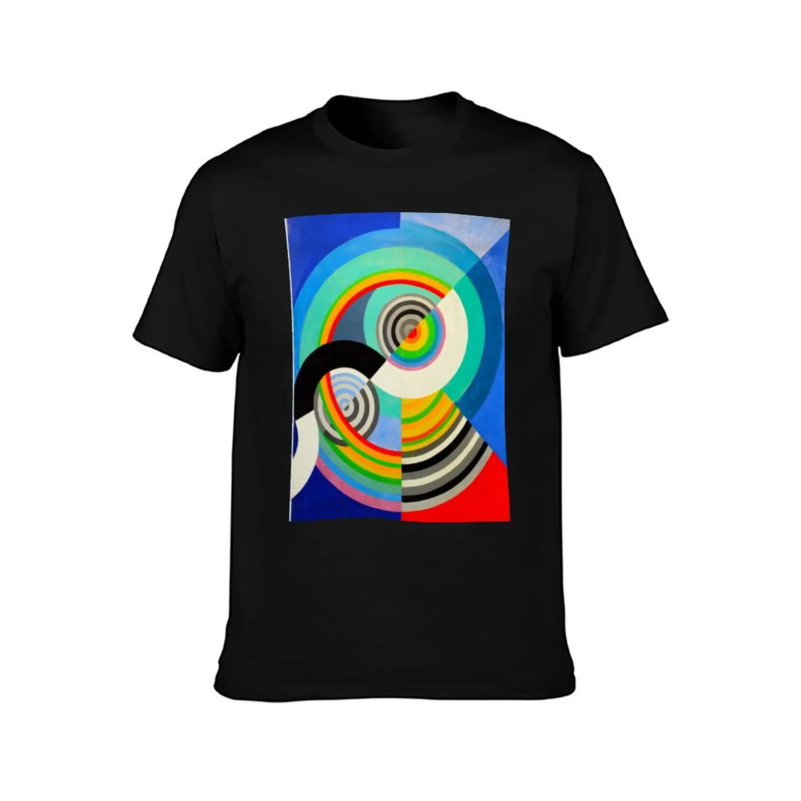 ROBERT DELAUNAY HD - Rythme n°3, décoration pour le salon des Tuileries 1938 T-Shirt Breathable Basic Cotton T-Shirt