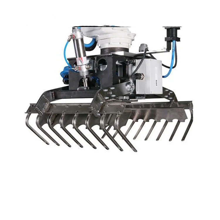 Роботизированная система поддолинга с легким управлением. Многофункциональный захват. Производство поддонающих роботов. Робот-поддозенка на конце линии. Роботизированная система поддолинга с легким управлением. Многофункциональный захват. Производство поддонающих роботов. Робот-поддозенка на конце линии.