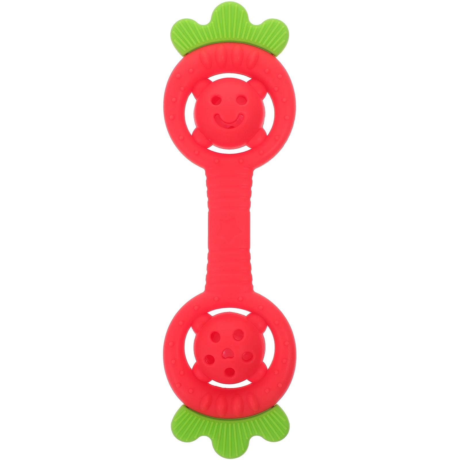 

Baby Teether Pink Silicone Molar Toy for Babies Sensory Teething Ring Infant Grasping Health Infant Teether Care