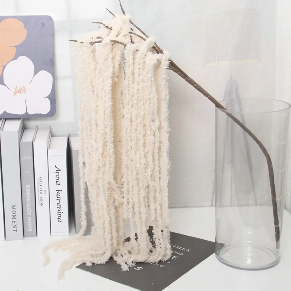 متعدد الألوان أمارانثوس نبات صناعي معلق غزل زخرفة معلقة شرابة طويلة زهرة صور الدعائم الملحقات #3