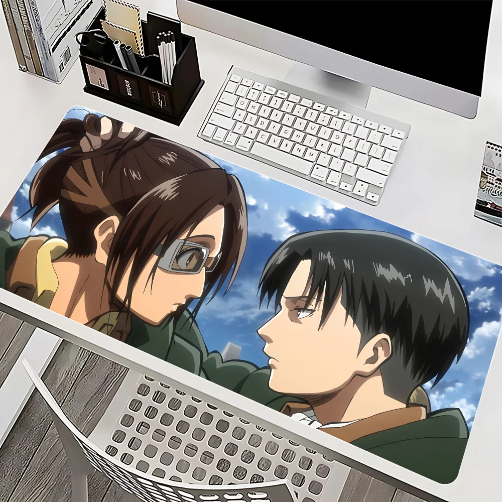 Tapis de souris Anime A-Attack On Titan, tapis de jeu pour clavier, polymères de bureau, accessoires de bureau