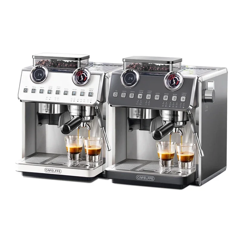 

2024 Hot Sale Stainless Steel Espresso Coffee Machine 20 Bars Italian Semi-automatic Brew System for Household Electric