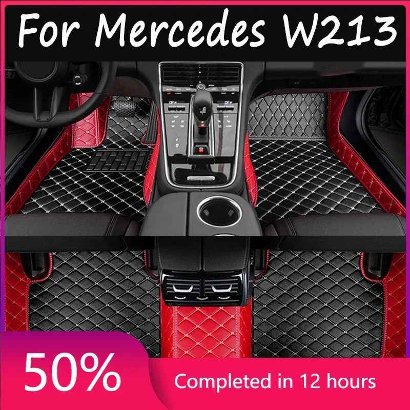 

Car Floor Mats For Mercedes W213 2017-2020 DropShipping Center Auto Interior Accessories Leather Carpets Rugs Foot Pads