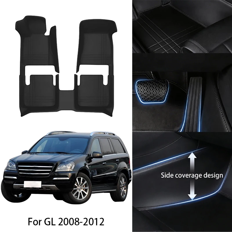 

Комплект автомобильных ковриков из искусственной кожи на заказ для Mercedes GL GLA GLK 2008, 2014, 2020, 2025 – Роскошные аксессуары для салона автомобиля