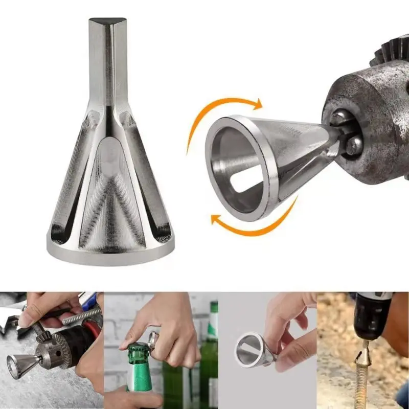 1PC 28mm Drill Bit Deburring External Chamfer Tool Stainless Steel Metal Remove Burr Tools for all kinds of Chuck Drills