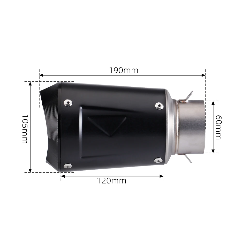 SXLL Z900 NINJA400 R3 mt07 xsr155 adv150 دراجة نارية معدلة من الفولاذ المقاوم للصدأ الذيل العادم العالمي