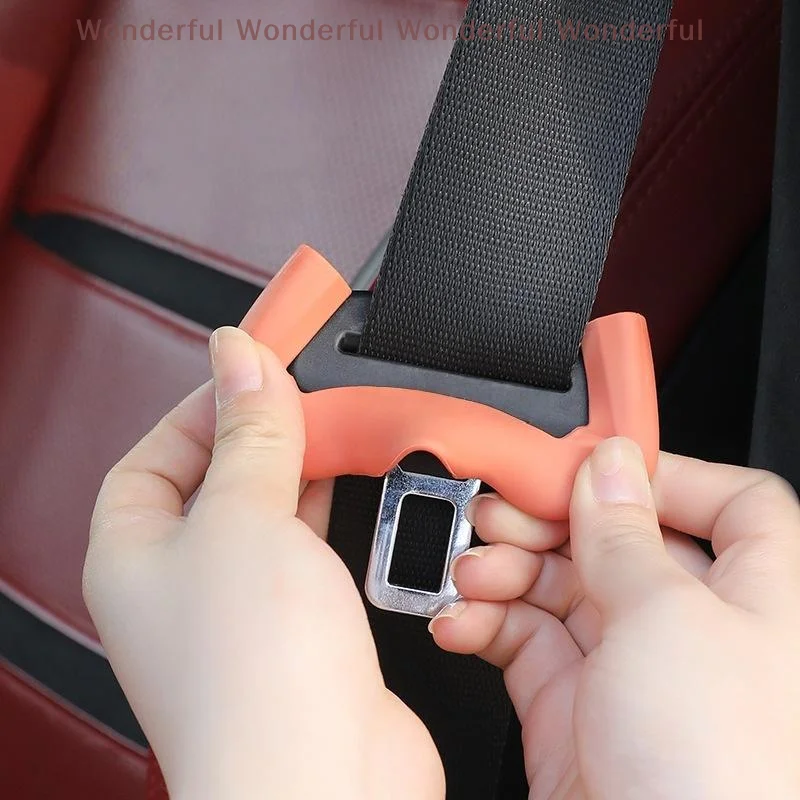 

1Pcs Seat Belt Buckle Cover, Scratch-Resistant Rubber Car Protection Clip, Universal fit for SUV Sedan