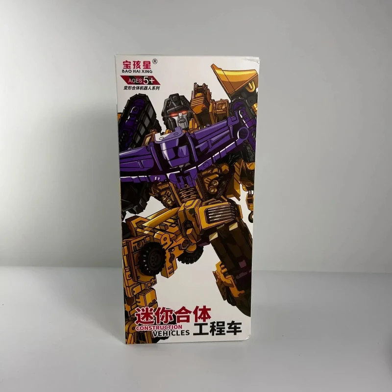 En Stock 6 en 1 MINI Devastator transformación modelo MINI Devastator 22CM figura de acción Robot juguetes de plástico el mejor regalo