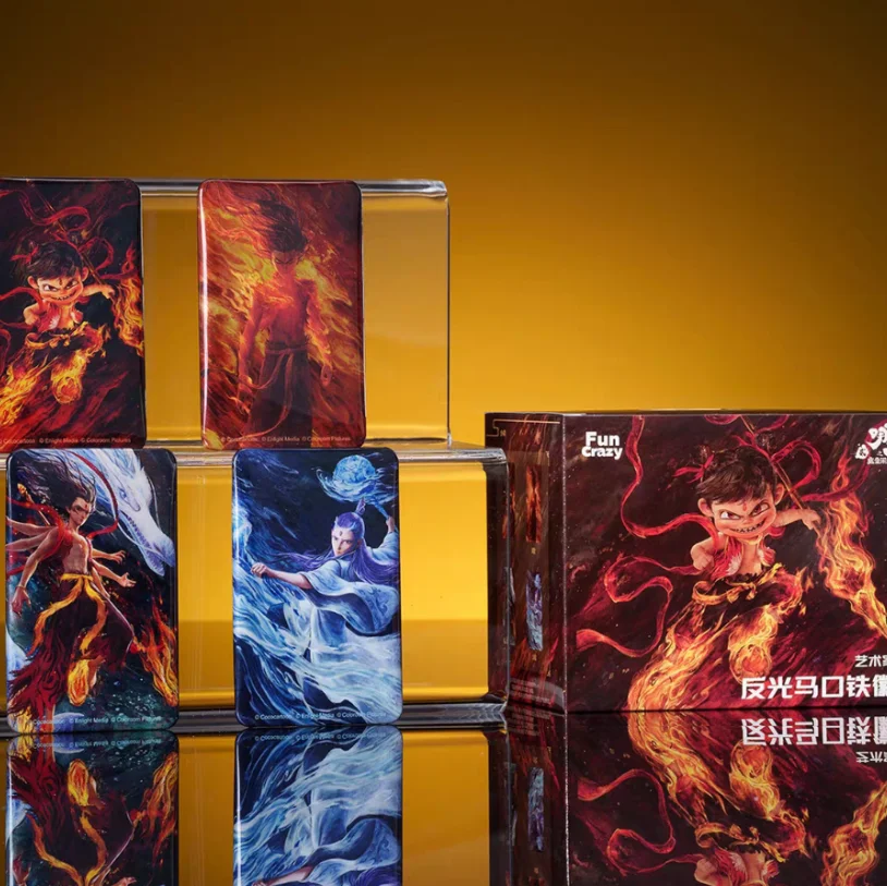 Предпродажа NE ZHA Devil's Wave Birth AO BING Surroundings Подвеска Бутылка с водой Значок Брелок Шпилька Холст Сумка Косплей Подарки