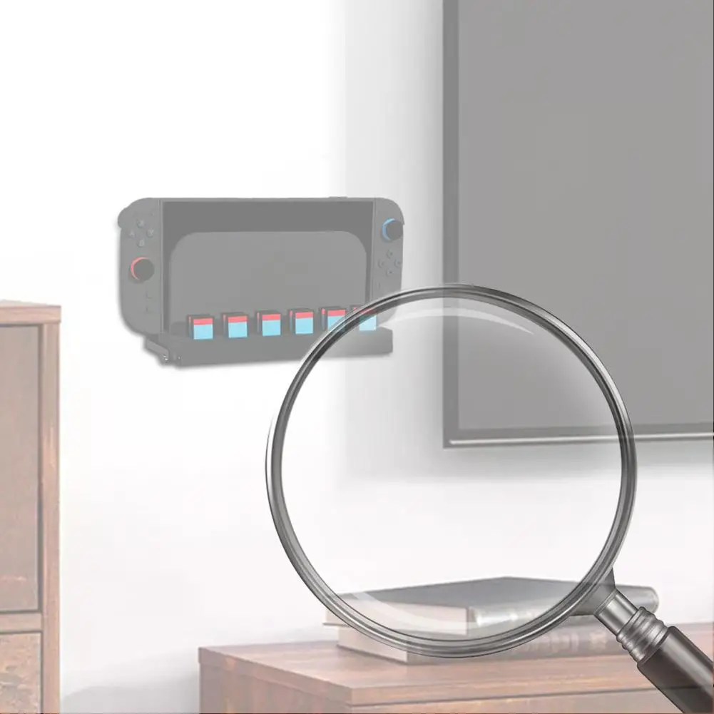 

Подставка-держатель для консоли со слотами для игровых карт и вешалкой для хранения Joy-Con с держателем контроллера для Switch 2.