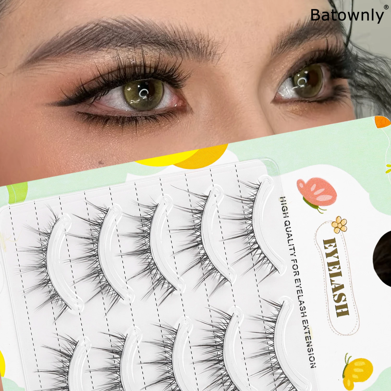 5ペア タイ風つけまつげ つけまつげ リトルデビル 厚めミックスブラッドセンセーション フォトジェニックつけまつげ