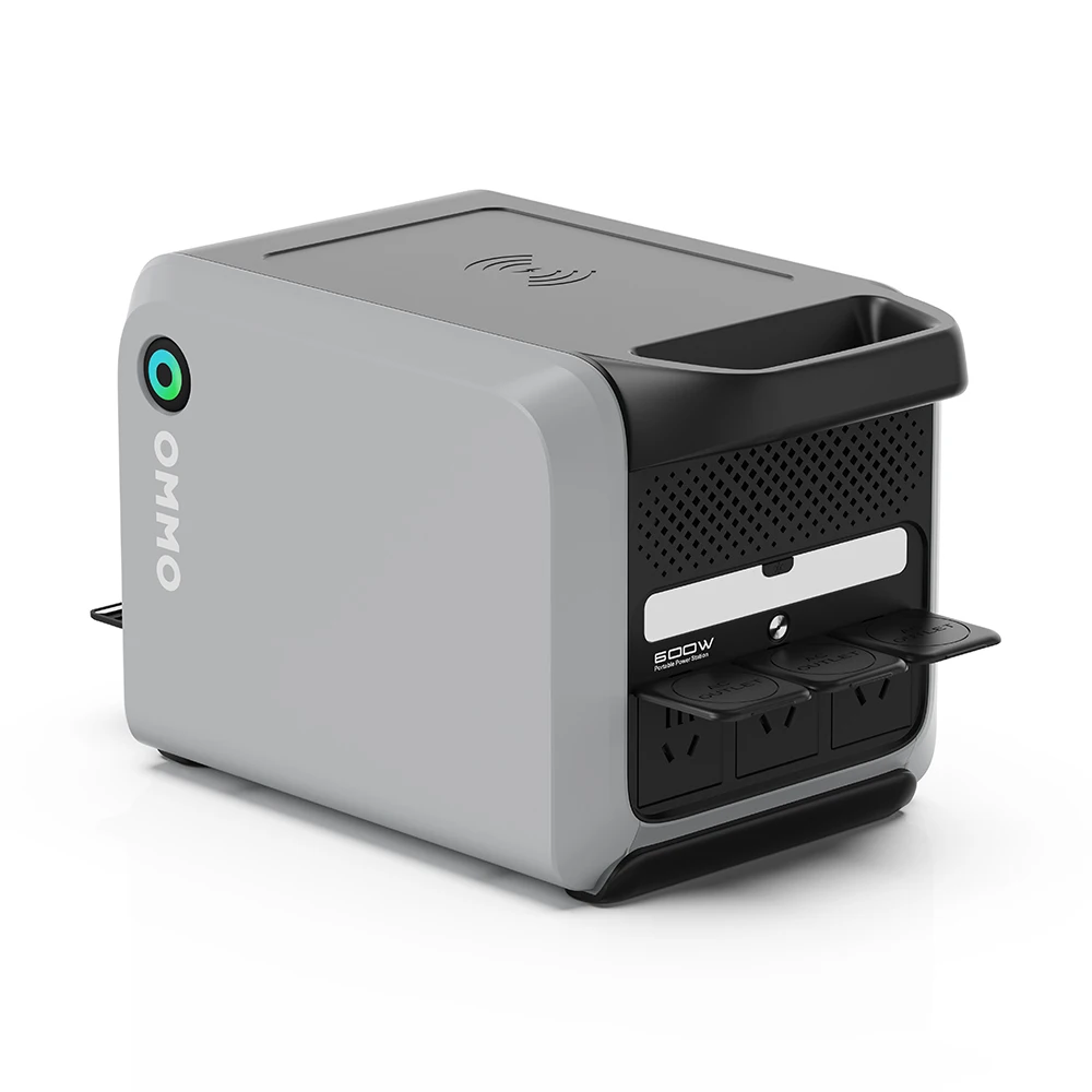 

Fast Delivery 512Wh Solar Power Supply 600W Pure Sine Wave Output Portable Power Station For Home Outdoor Backup Use