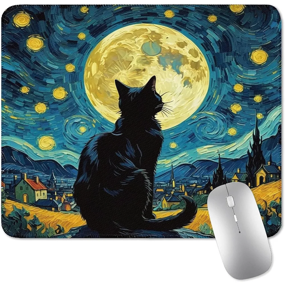 Gaming and Office Mouse Pad - 11.8"×9.8" Compact Desk Mat with Smooth Surface and Stylish Look