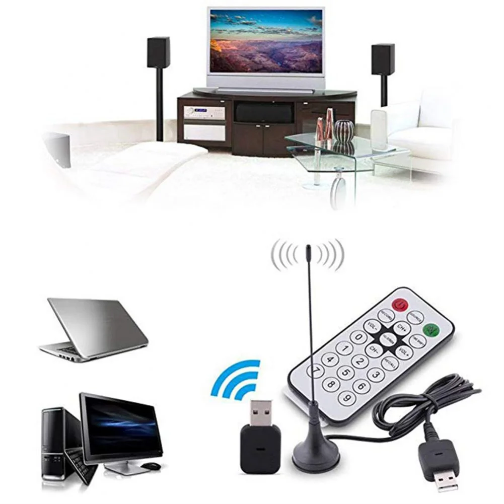 USB 2.0 USB Digital TV Stick Mini TV Tuner Receiver USB2.0 Dvb-t Sdr.Dab Fm Hdstick For Laptop PC Computer