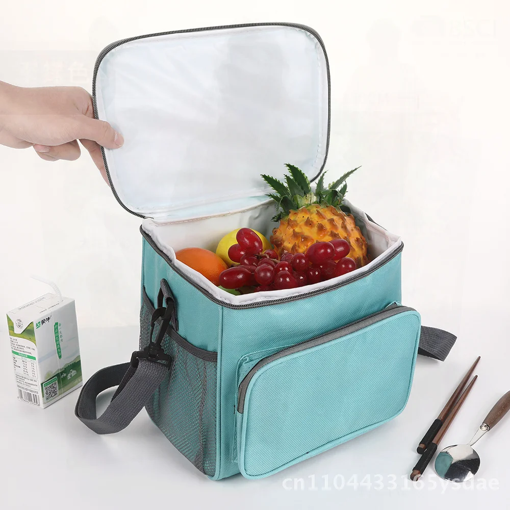 

Large Capacity Lunch Box Bag Portable Shoulder Thickened Insulation Bag Student Lunch Bag Outdoor picnic bag