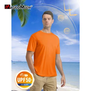 Men's Short Sleeve Men's Quick Drying, UPF50 + UV Protection, Sports for Running, Training, Surfing, Swimming, Rash Guard Shirt 12 Main Sales Surf Shirt - №4