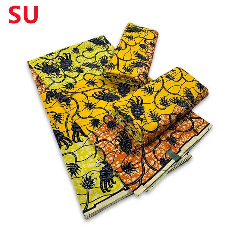 2024 New Style Super hollande African Fabrics Nigerian Wax Print High Quality African Wax Fabrics For Patchwor Y4