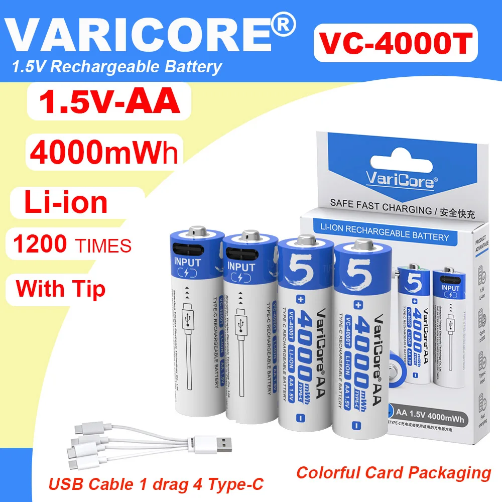 Aa 1.5V 4000Mwh Lar…