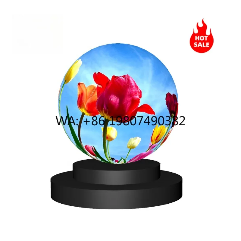 2.5mm Pitch 6000cd Spherical Globe LED Screen IP65 Waterproof Custom Size Video Wall For Indoor Outdoor Commercial Use