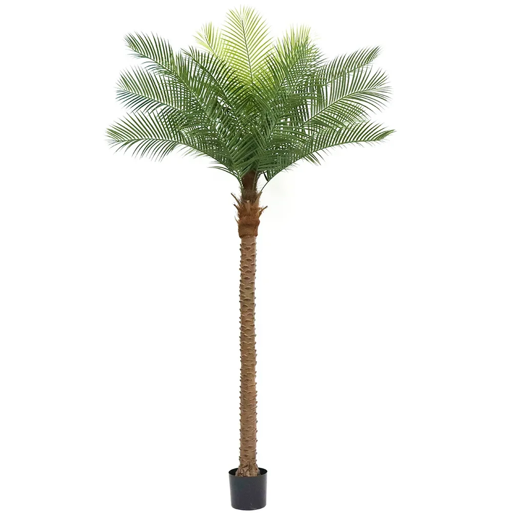 

Artificial Coconut Tree Potted Fake Palm Tree Simulation Plant Indoor Tropical Floor Bonsai Indoor Home Office Garden Decoration