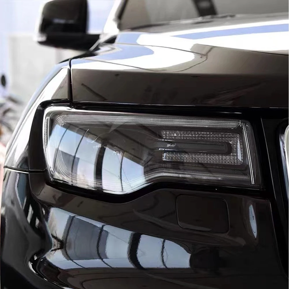 

Крышка передней фары автомобиля для Jeep Cherokee 2014-2019, прозрачный корпус лампы из плексигласа, левый/правый, сменный абажур, автомобильные аксессуары