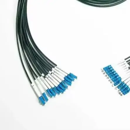 armored fiber patchcord TPU field single-mode 8-core 350m400m450m500mtr 8C LC SC FC APC outdoor LSZH 5mm flexible optical jumper