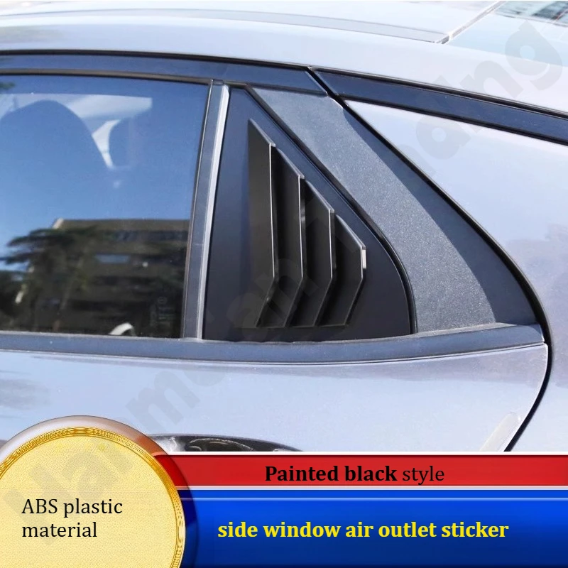 

Для Trumpchi EMPOW/Dodge Attitude 2022 2023 2024, треугольное окно заднего бокового окна/наклейка на воздуховыпускное отверстие бокового окна