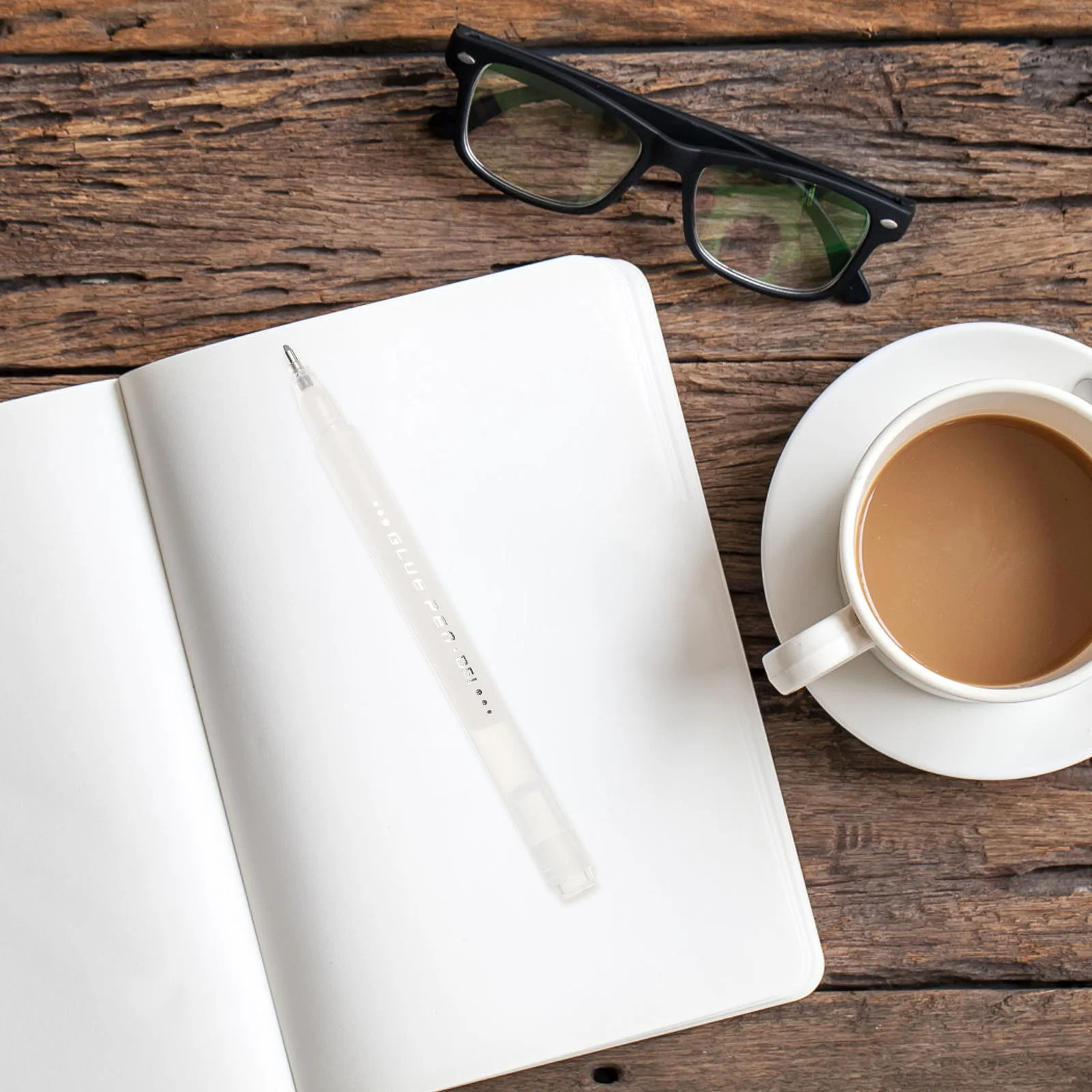 4 قطع من النظارات المضحكة سريعة الجفاف، قلم غراء على شكل شبكة عنكبوت مزدوجة الجوانب للأطفال، أدوات مكتبية