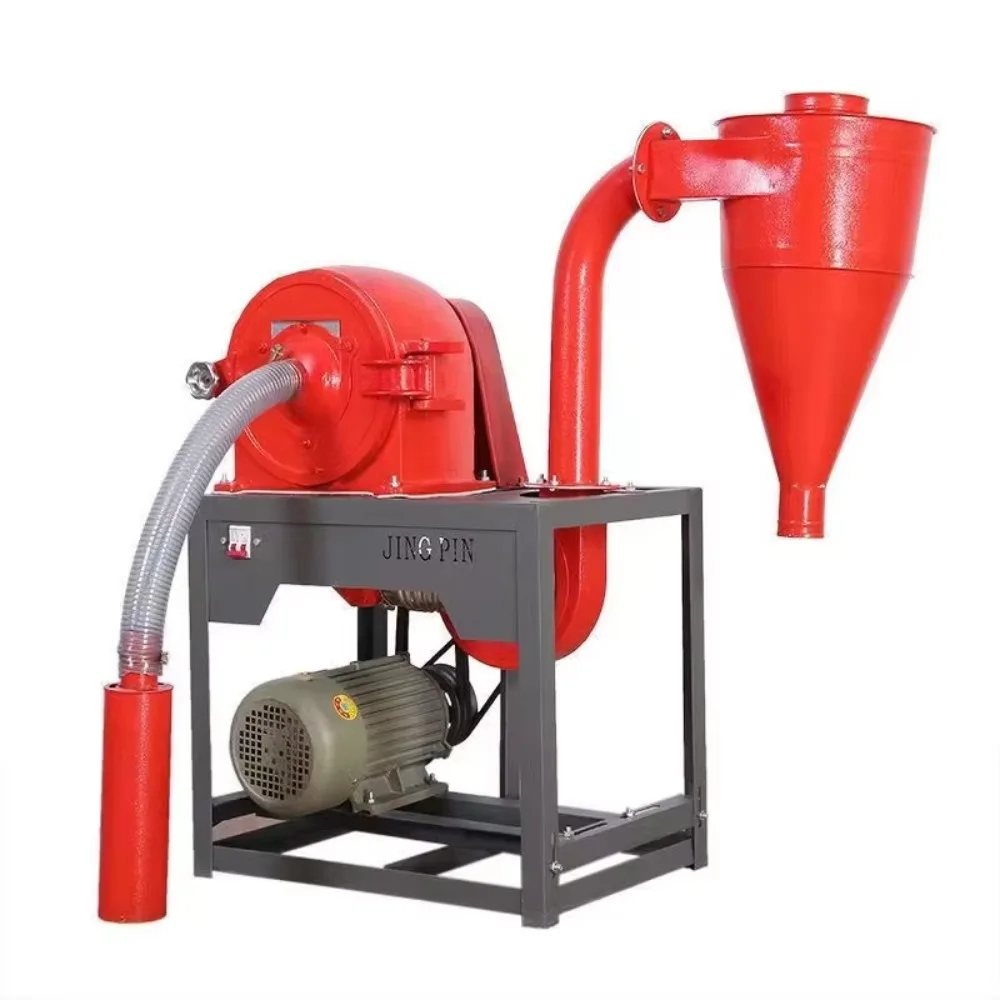 

Полностью автоматическая самовсасывающая мельница для кукурузы, домашняя зернодробилка, оборудование для производства кормов для животных