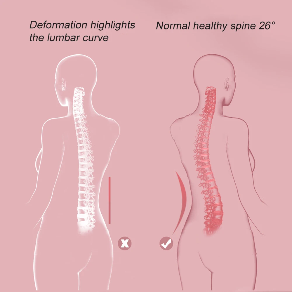 Dispositif d\'instituts pour le bas du dos, craquelin dorsal, ration de posture, soutien lombaire, planche de colonne vertébrale pour hernie discale,