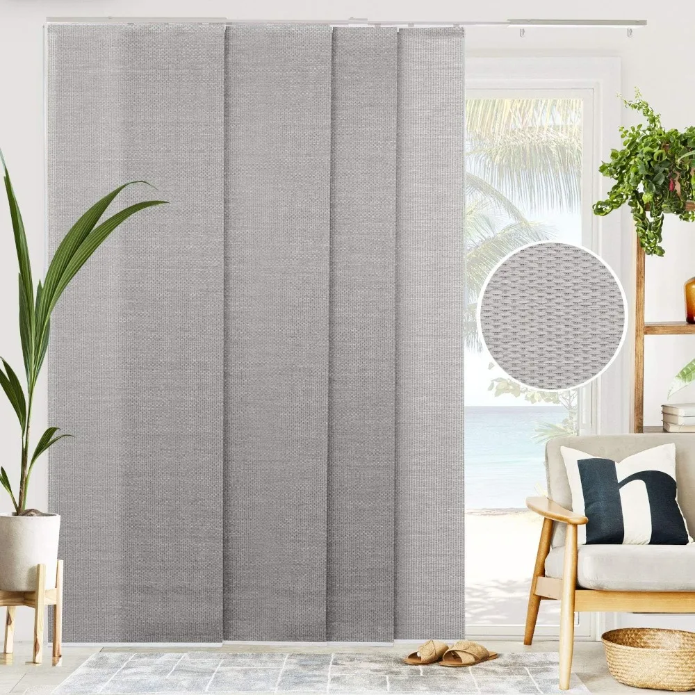 

CHICOLOGY Vertical Blinds, Room Divider, Door Blinds,Blinds for Sliding Glass Doors, Temporary Wall, Closet Curtain, Room Door