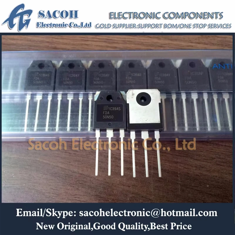 

New Original 5Pcs/Lot FDA50N50 TO-3P 50A 500V Power MOSFET Transistor In Stock