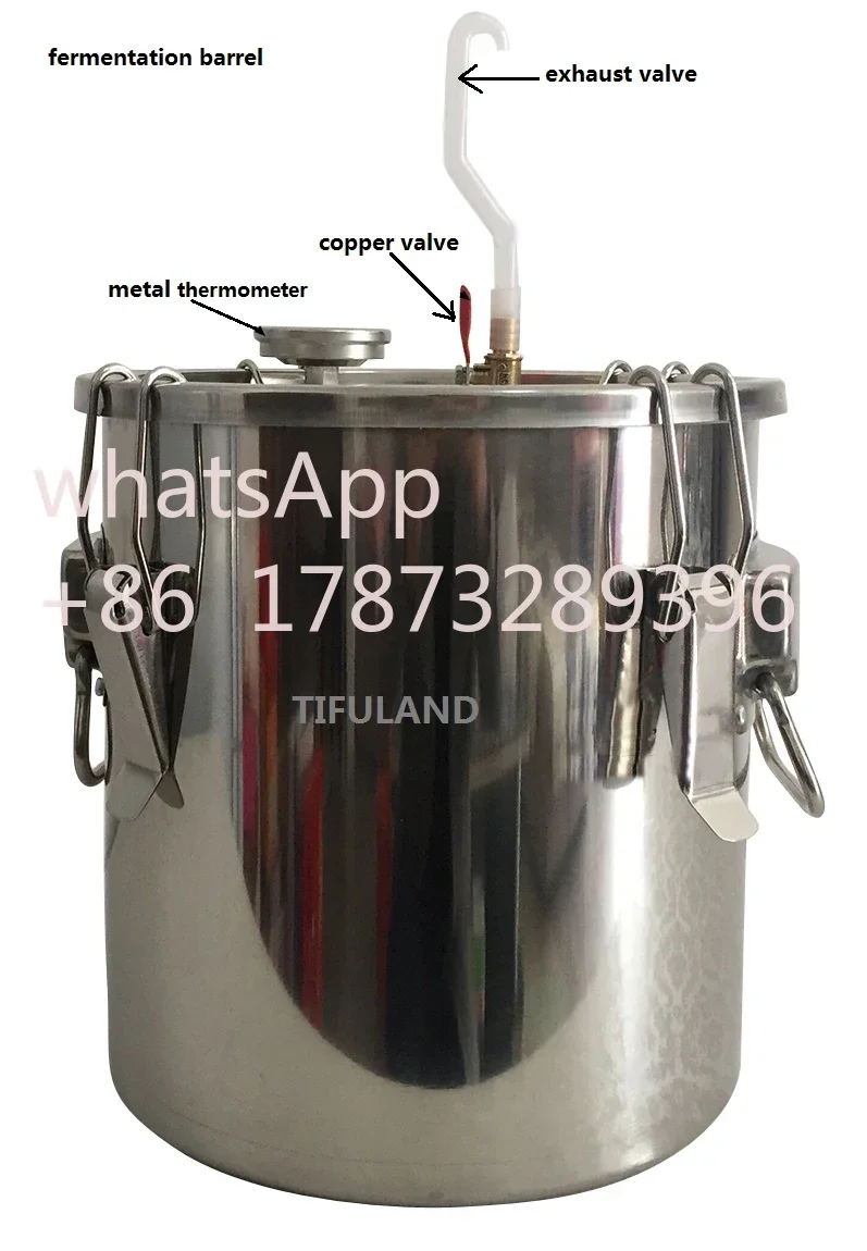 10L/20L/35L/54L Wine Fermentor with Thermometer High Quality  Fermenter Barrel Stainless Steel Fermenters