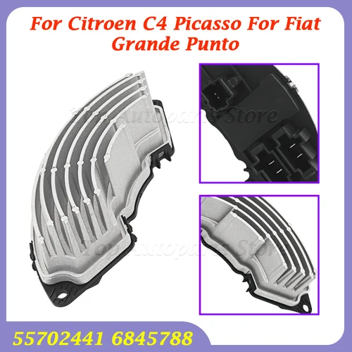 6441CE 77366112   A 43001400   Reemplazo del resistencia del ventilador del calentador 55702441 6845788   A 43000900   Para Citroen C4 Picasso Grand I Peugeot