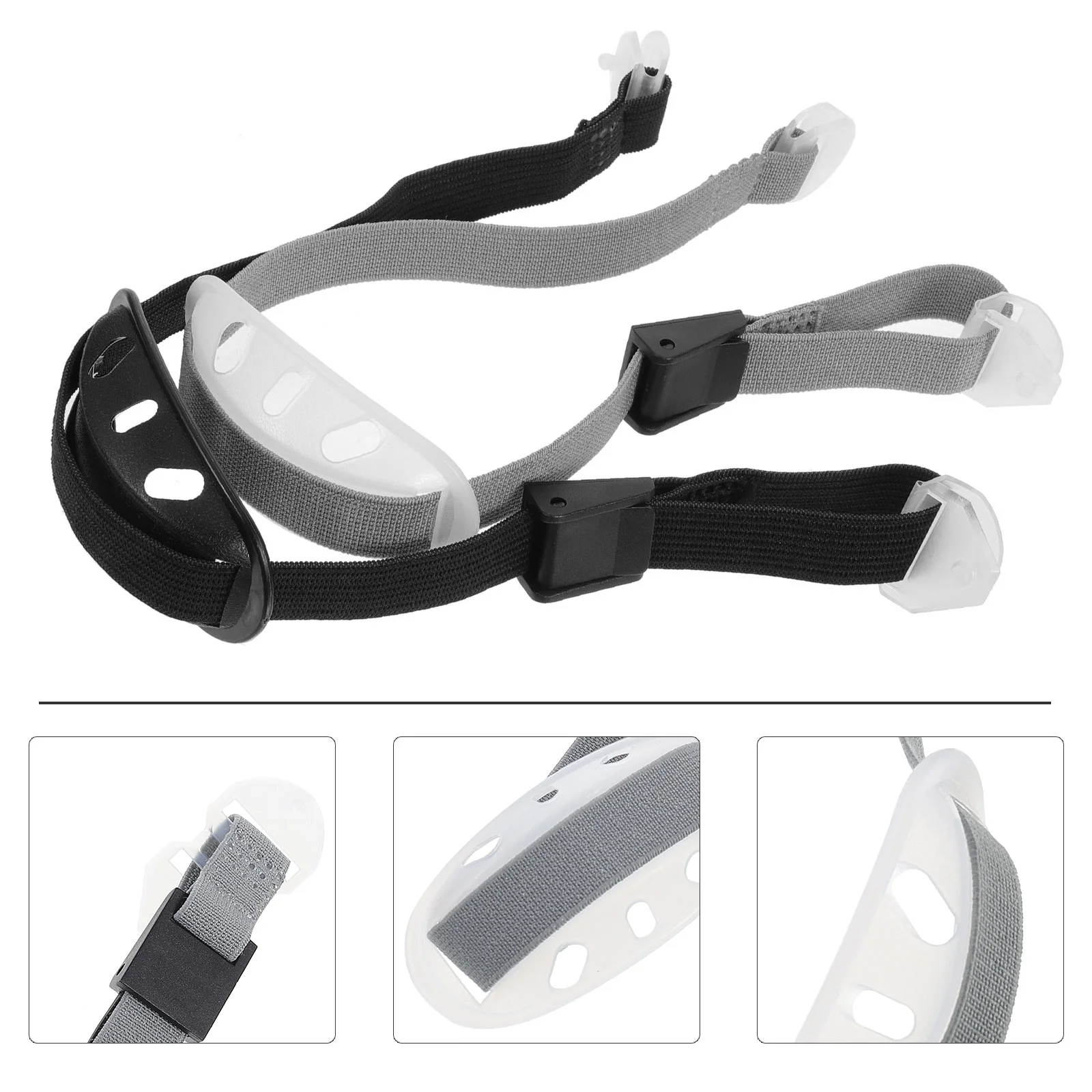 

2 Pcs Chin Strap Protection Supply Adjustable Hard Hat Universal Chain Belt Wear-resistant