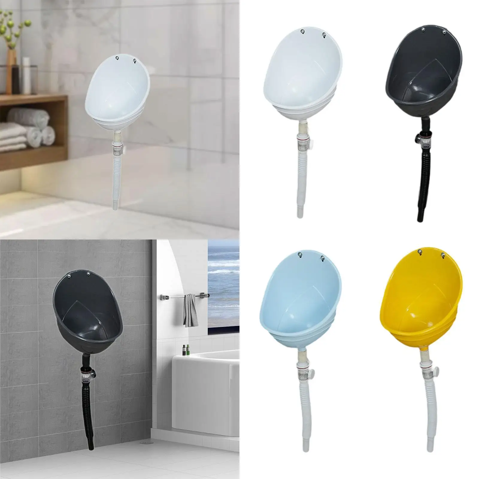Wall Mount Urinal Outdoor High Efficiency Pee Training Children Potty Toilet