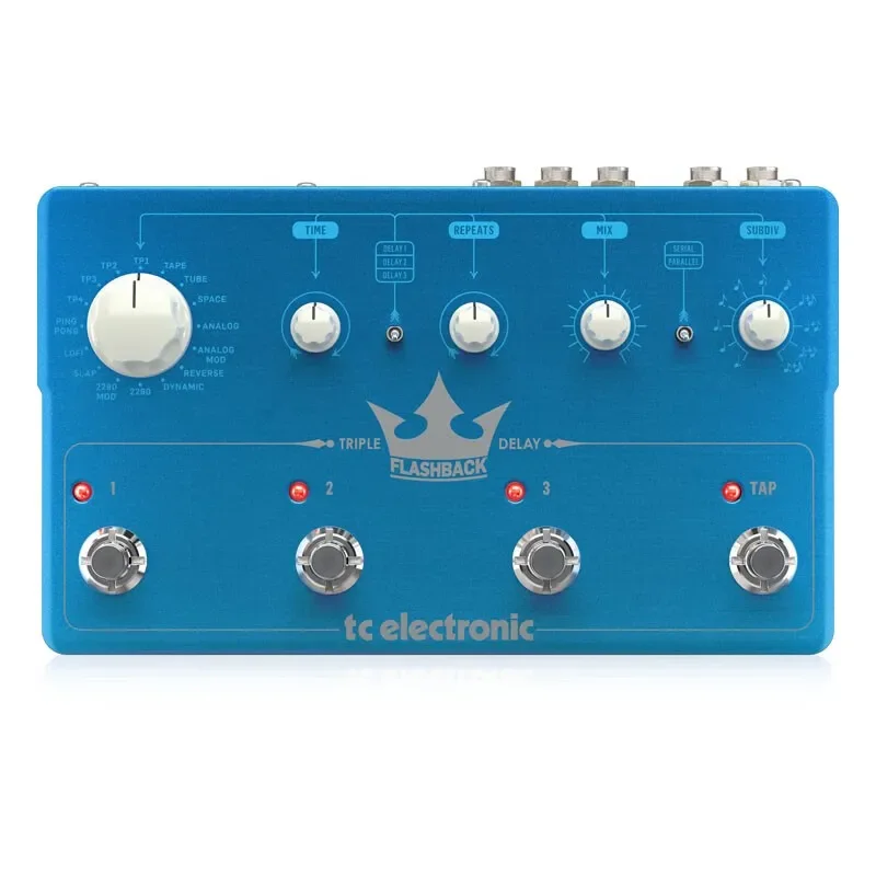 TC ELECTRONICS FLASHBACK TRIPLE DELAY Electric Guitar Bass Distortion Single Block Effect Offers Guitar Effect