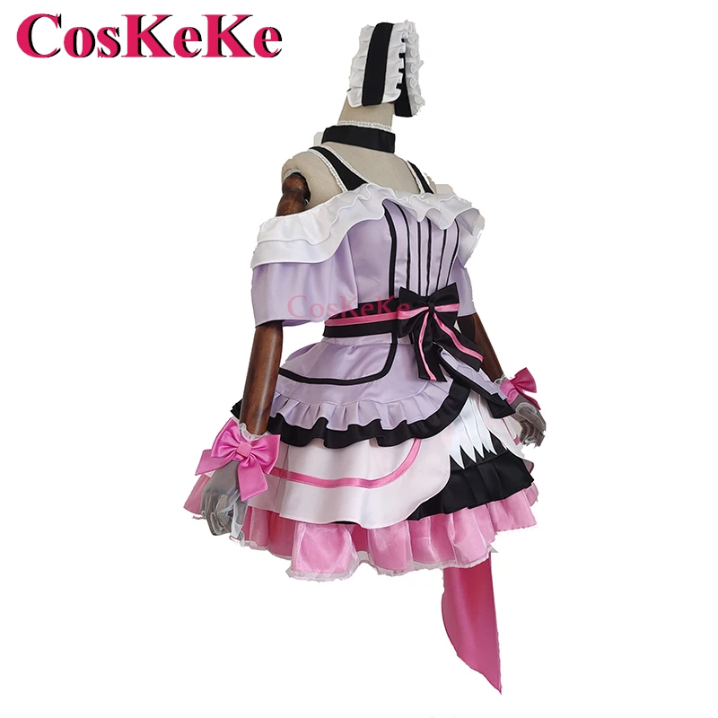 CosKeKe Tojo Nozomi Cosplay Anime LoveLive Costume Kira Kira Sensation Lovely Singing Suit Halloween Party Role Play Clothing