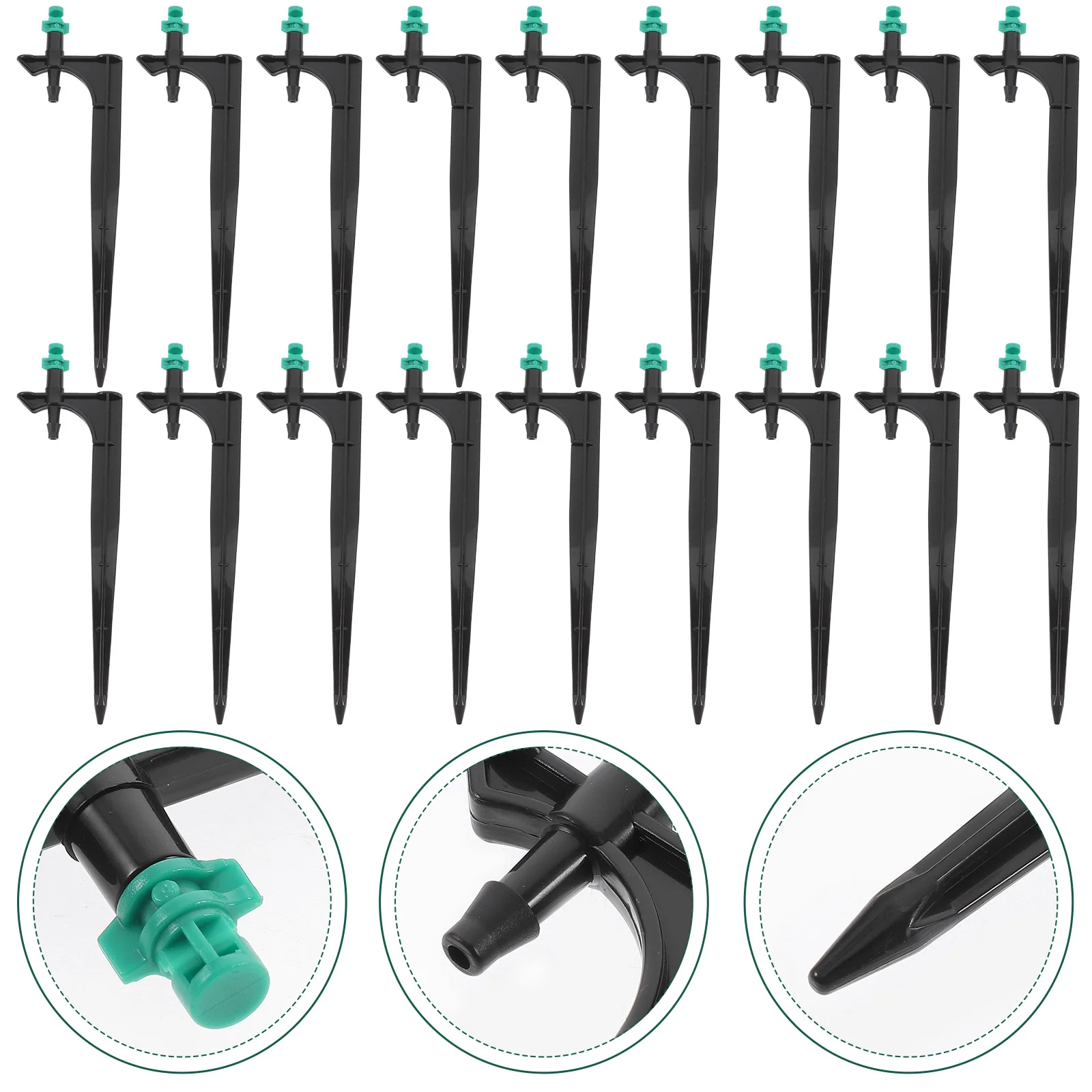 20 قطعة فوهة التغشية قابل للتعديل رذاذ فوهة لحديقة الري المنقط سبايك سقي الرش رئيس النبات الدفيئة مايكرو