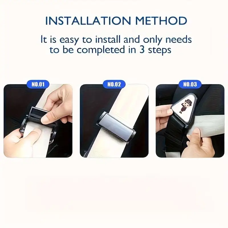 2025 New1/3/5 Buah Penyesuai Sabuk Pengaman Mobil Anak-anak Pita Koreksi Gesper Tali Kursi Bayi Universal