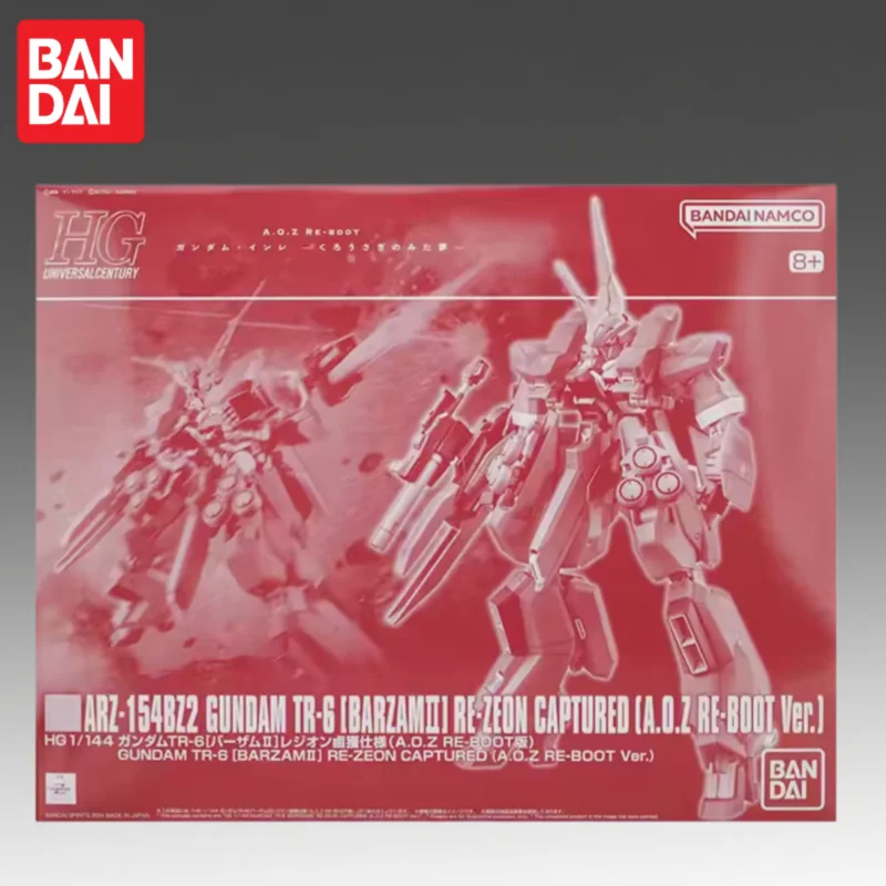 

In Stock Bandai Original Gundam Model HG Rx-124 Gundam Tr-6 Action Figure Model Doll Brand New Boxed Anime Characters Toys Model