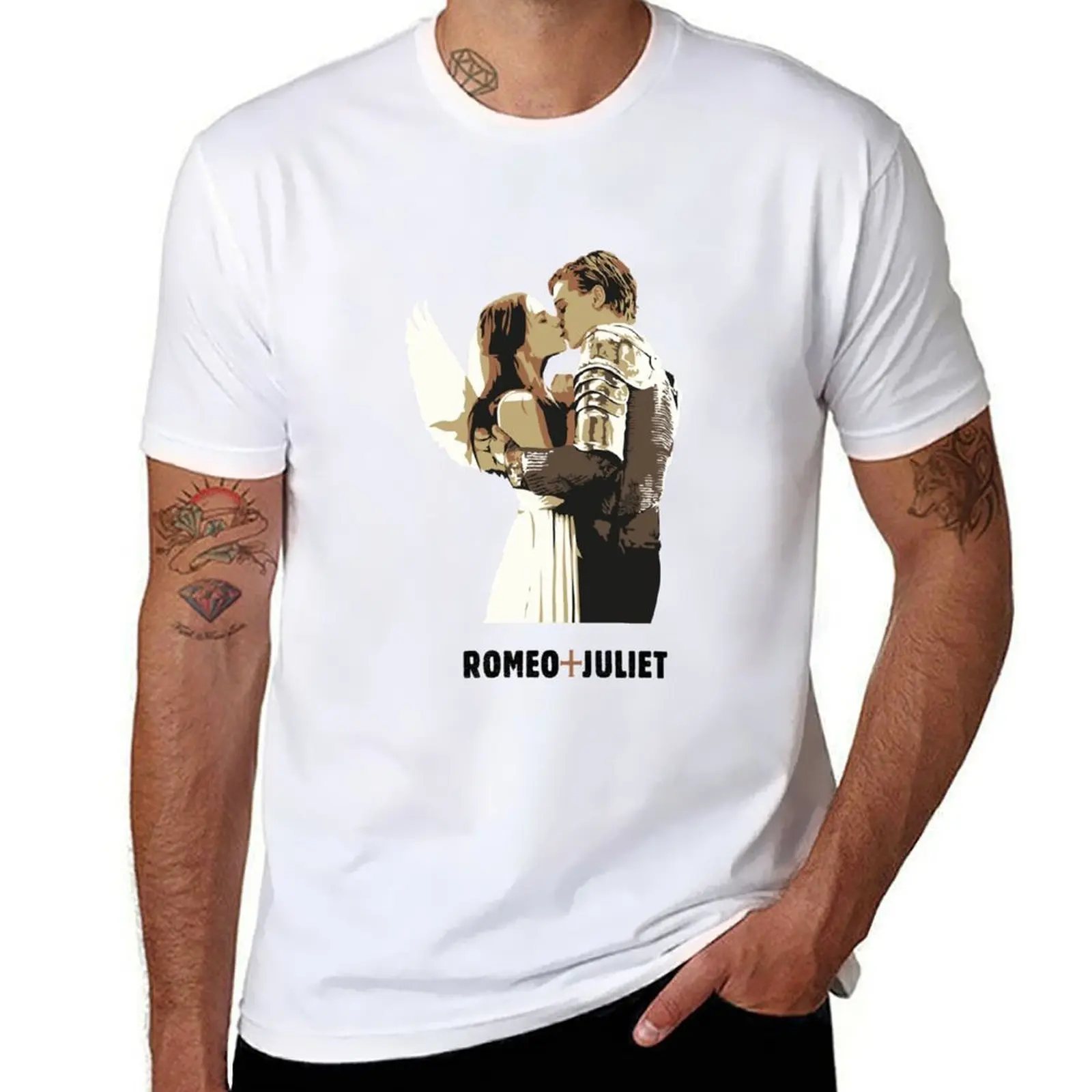 

Gifts Idea Romeo Juliet Gifts Best Men T-Shirt Simple Line Art Print Tee