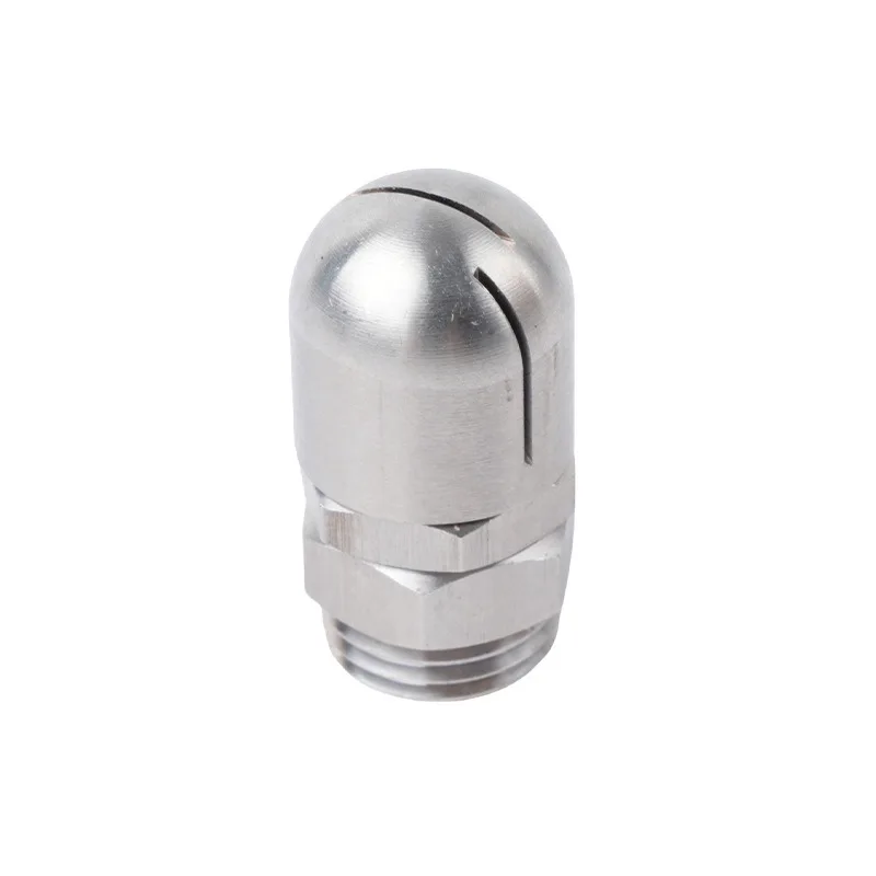 For Stainless Steel Automatic Rotating Nozzle 360 Degree Fan Cleaning Head 2 Points Mini Bottle and Can Inner Wall Cleaning