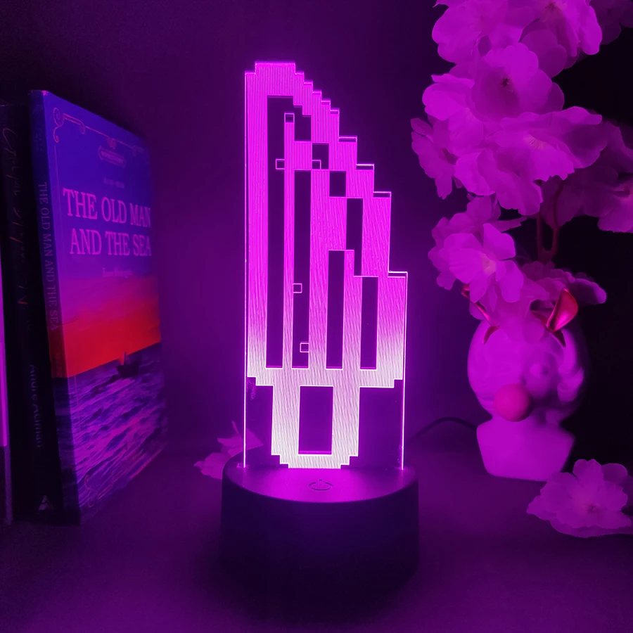 Imagem -03 - Jogo Lava Nightlight para Gaming Room Decoration The Blinding of Isaac Cool Nightlight Decor Items Xmas Gift For Kids