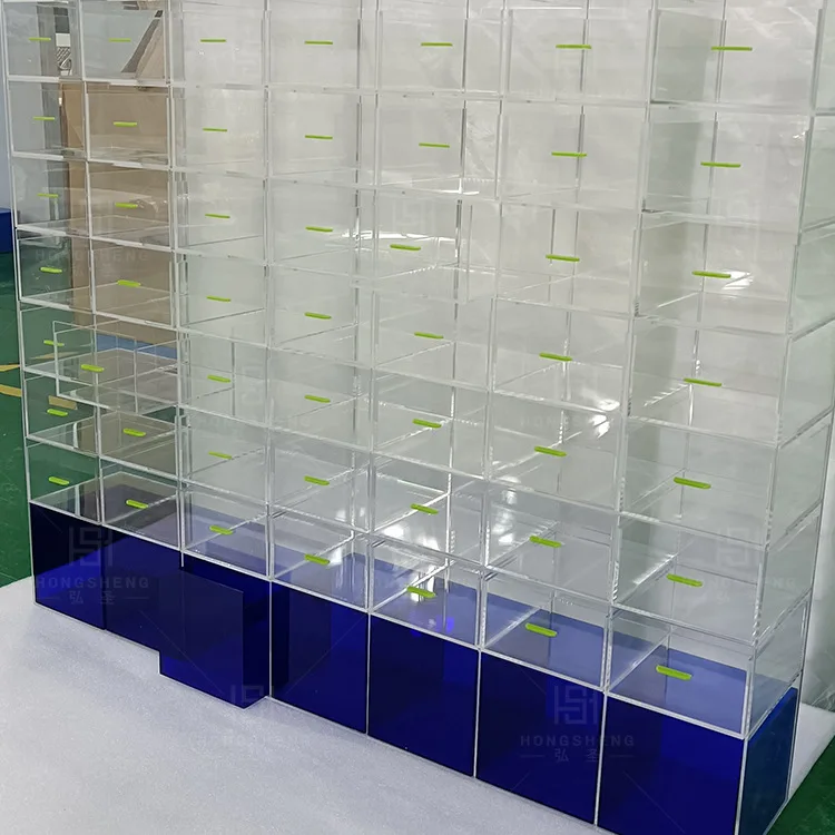 Acrylic cabinet, transparent acrylic storage cabinet