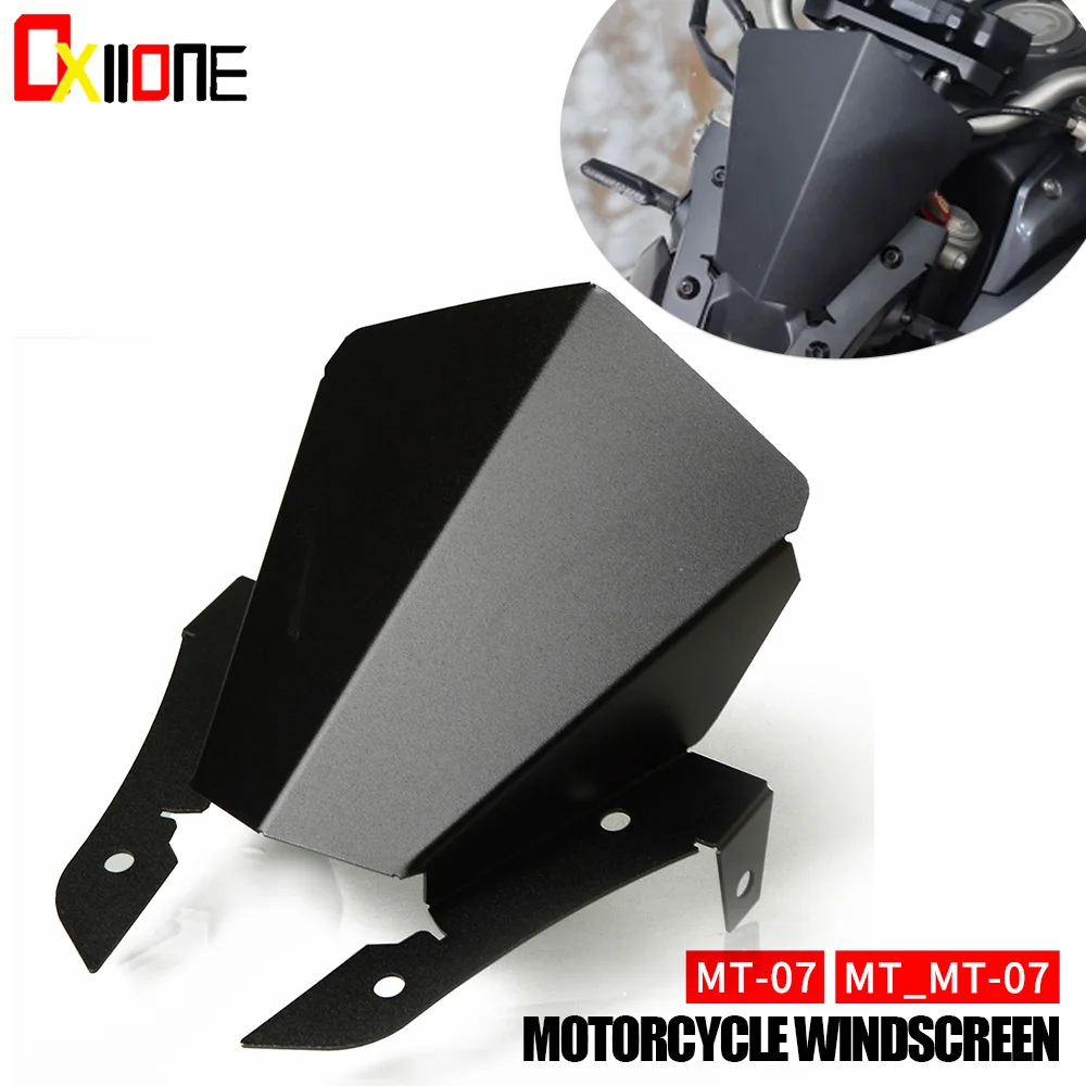 

For YAMAHA MT-07 MT 07 MT07 FZ-07 FZ07 2013 2014 2015 2016 Motorcycle Windshield Wind Deflector Windscreen Motorbikes Windproof