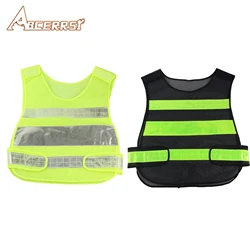 Gilet riflettente per motociclette Gilet riflettente alto Gilet riflettente Gilet riflettente Gilet di sicurezza per l'edilizia Abiti da lavoro