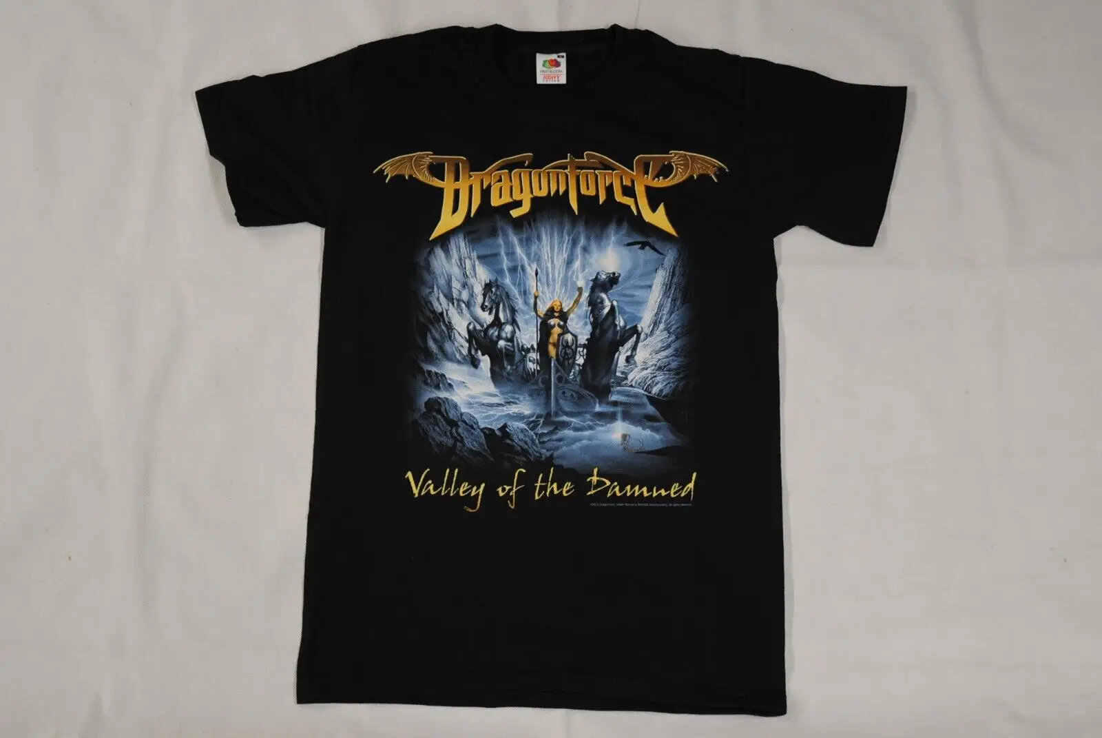 DRAGONFORCE VALLEY OF THE DAMNED ALBUM COVER T SHIRT NEW OFFICIAL RARE