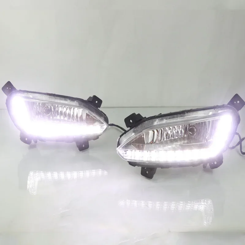 Upgrade for Your Sunda Hyundai IX45 with New Daytime Running Lights, 6000K Signal Lamp